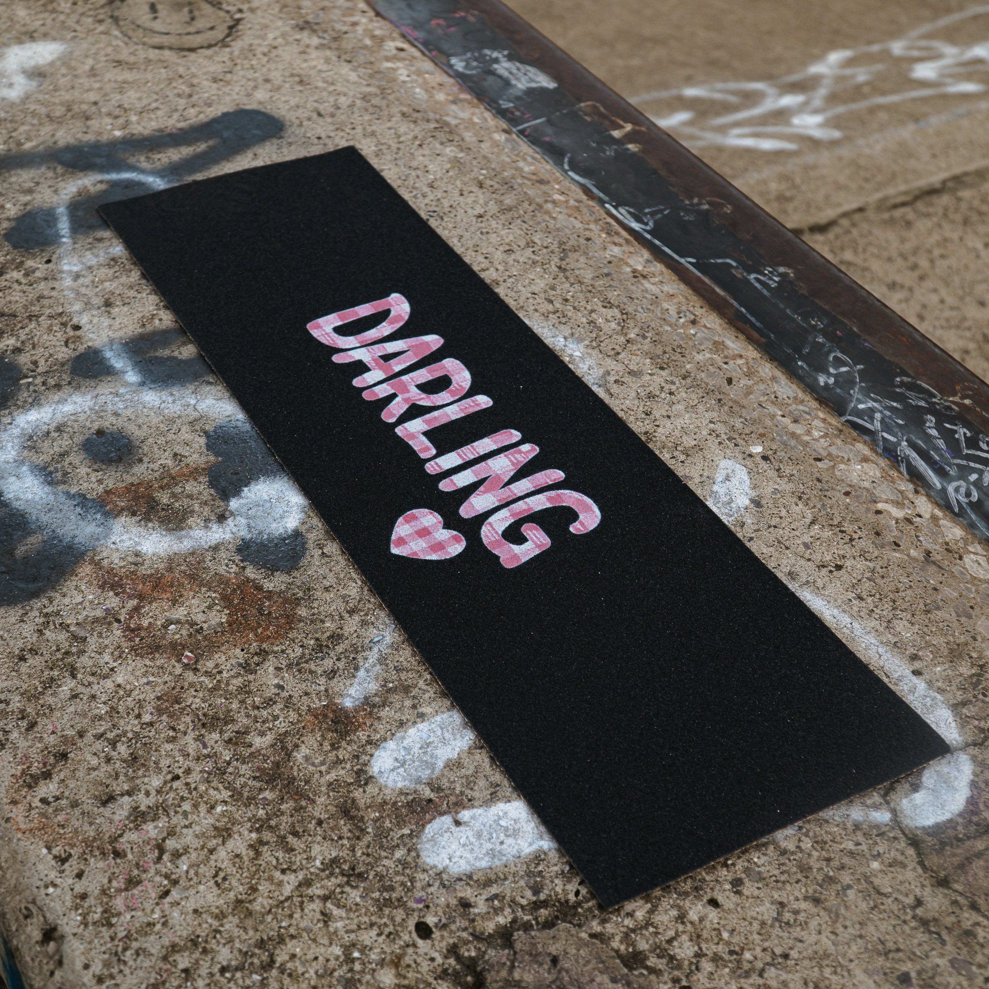 Darling Pink Plaid Grip